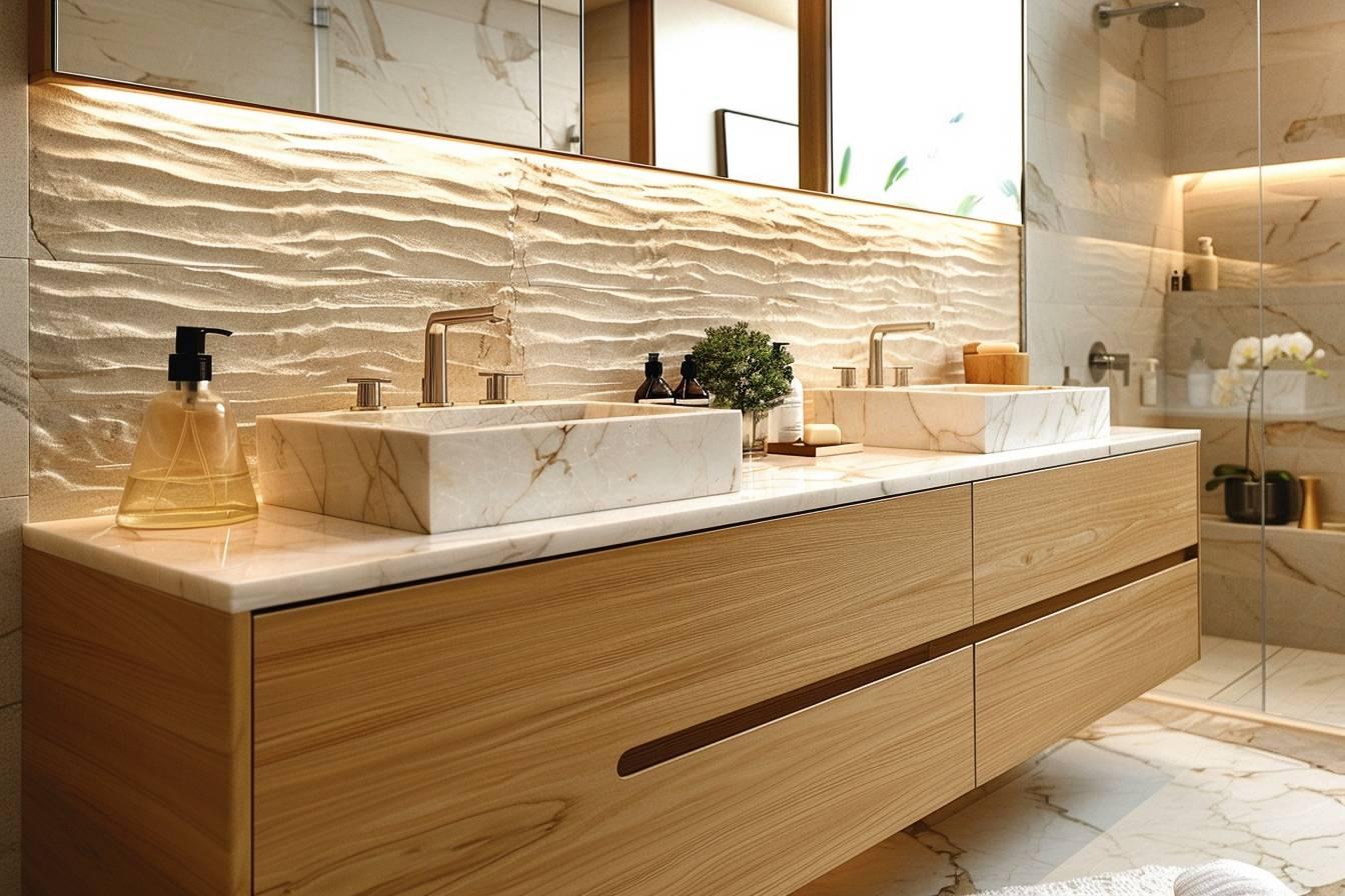 Meuble salle de bain en bois : élégance naturelle et fonctionnalité pour votre espace bien-être