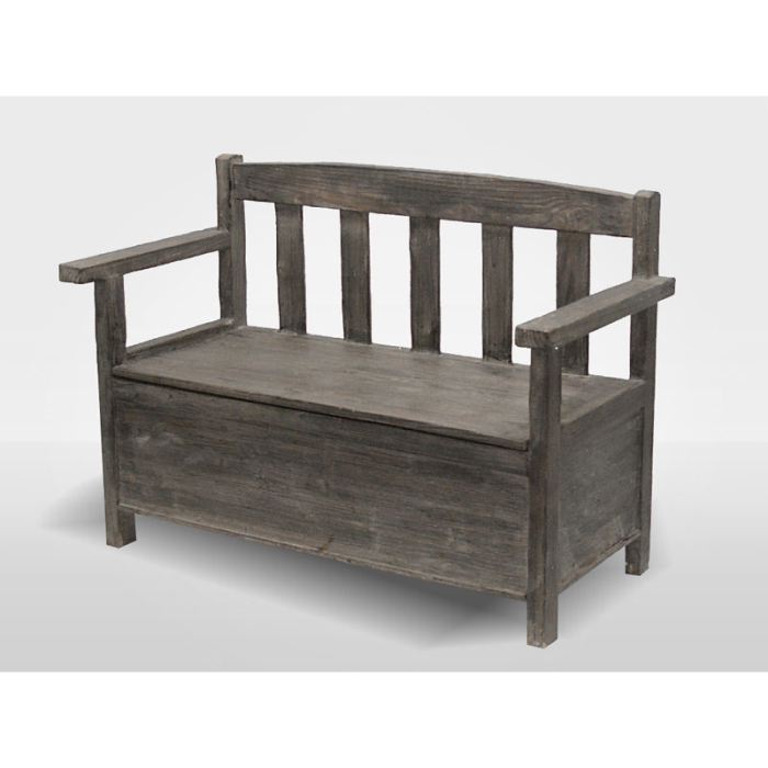 Un banc coffre pour gagner de l'espace