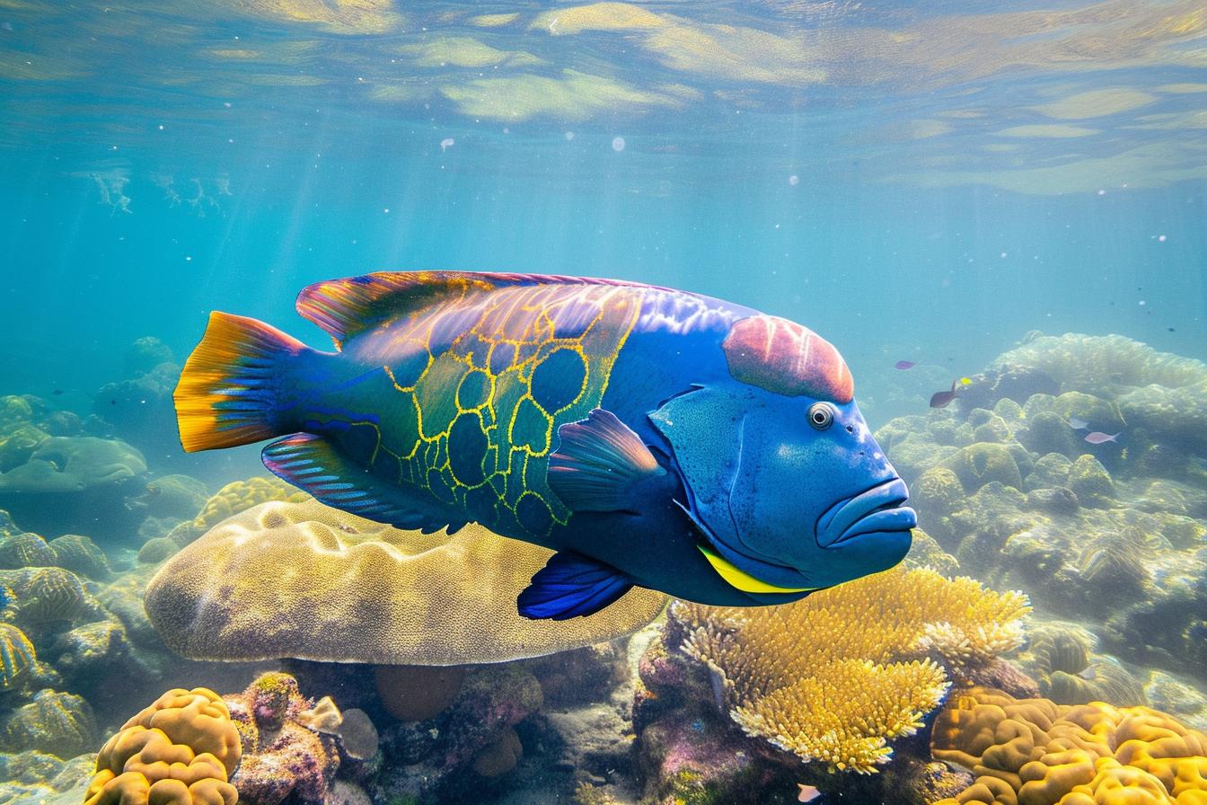 Poisson Napoléon : en danger, menace sur le récif