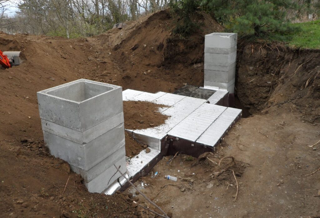 photo d'une construction de bunker