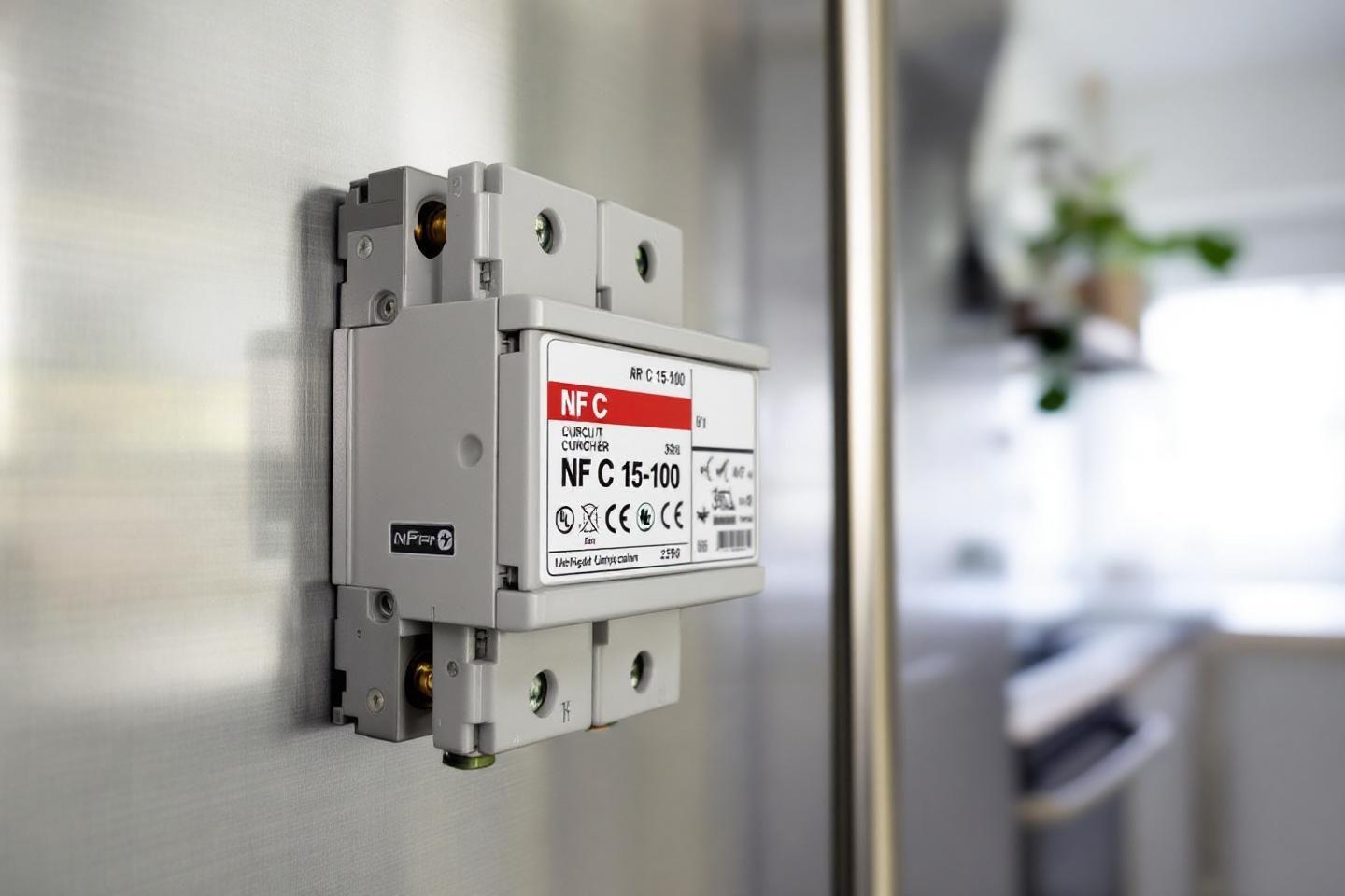 Prise frigo : circuit spécialisé et disjoncteur selon la norme électrique NF C 15-100