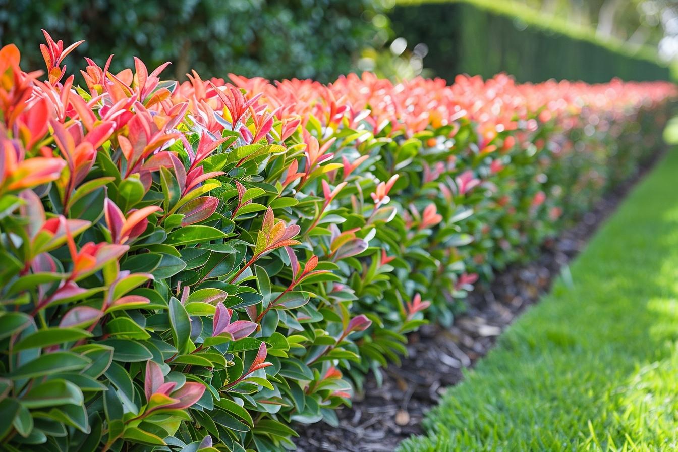 Quand et comment tailler les photinias pour une haie parfaite ?