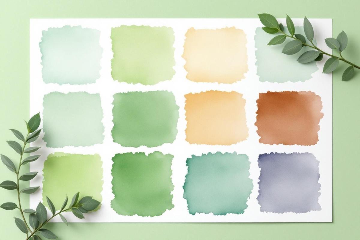 Quelle couleur complémentaire avec le vert d'eau ? top 7 associations