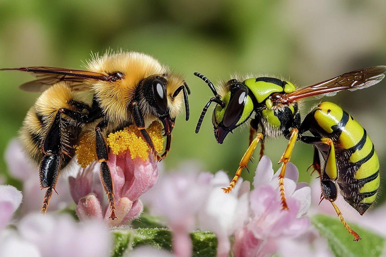 Quelle est la différence entre une abeille et une guêpe ? Comment les distinguer facilement