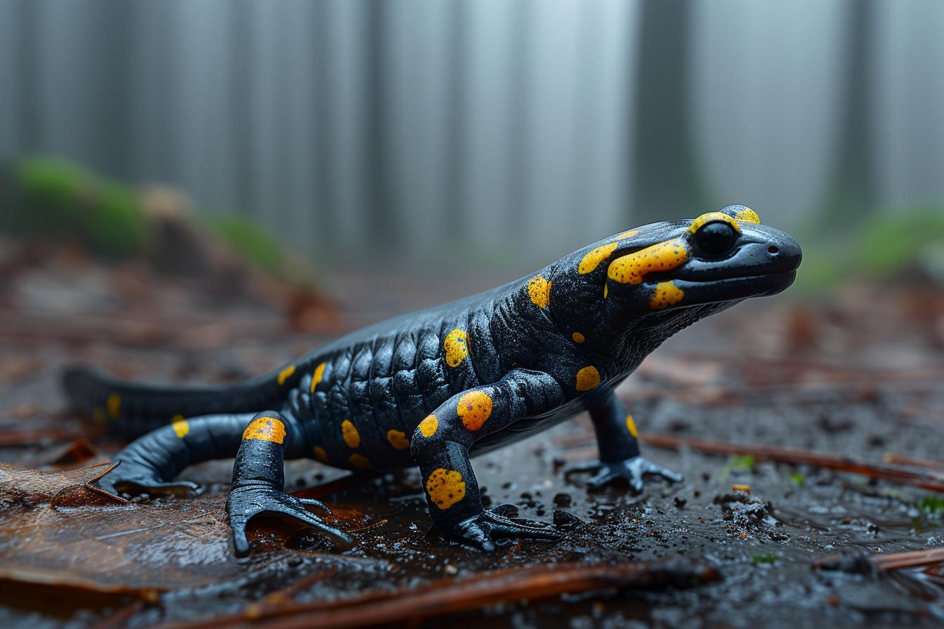 Salamandre noire (Salamandra atra) : Guide complet