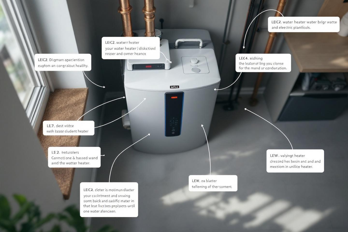 Schéma électrique et branchement d'un chauffe-eau avec contacteur jour nuit