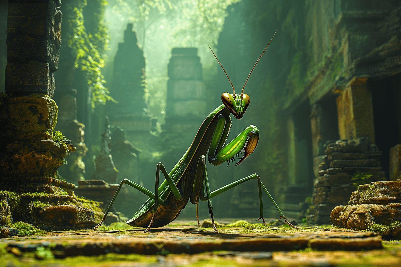 La signification spirituelle de la mante religieuse : mythes et croyances