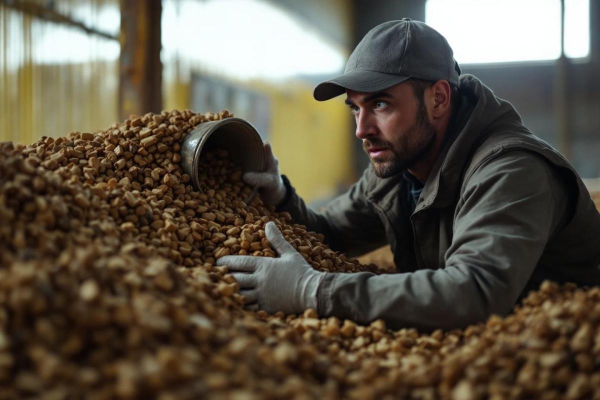 Surprise : leurs pellets stockés depuis l’hiver dernier se sont révélés quasiment inutilisables