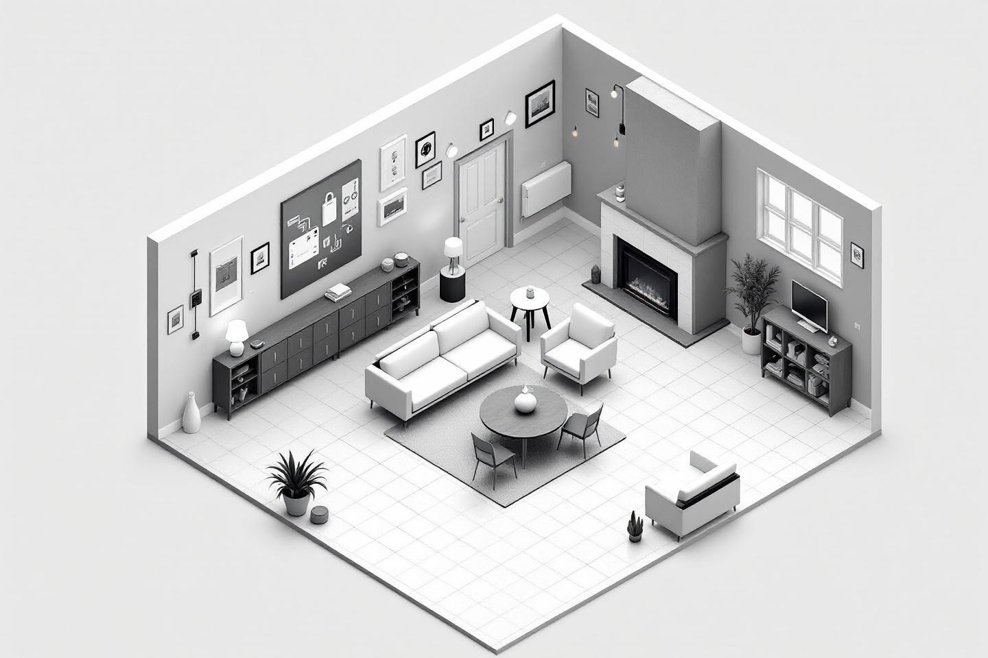 Symboles électriques normalisés pour schémas et plans électriques d'habitat