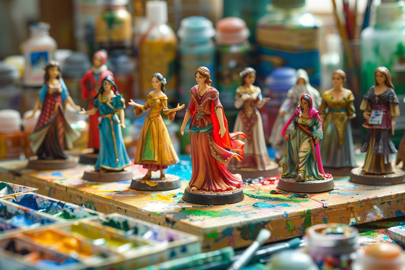 Techniques de peinture acrylique pour figurines : guide complet du débutant au pro