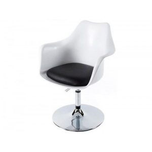 [1.5] fauteuil Tulip black and white