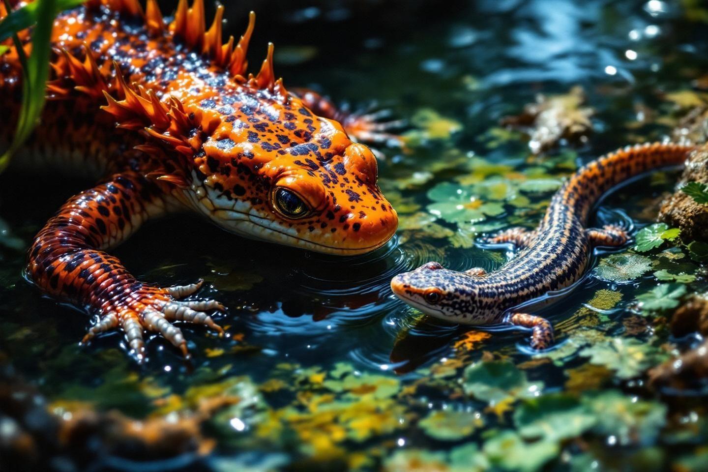 Triton ou salamandre : comment faire la différence entre ces amphibiens facilement