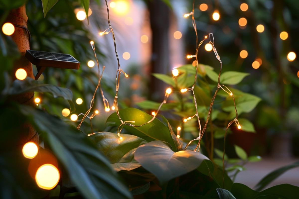 Guirlande lumineuse fleurie à moins de 4€ disponible chez Action : bon plan !