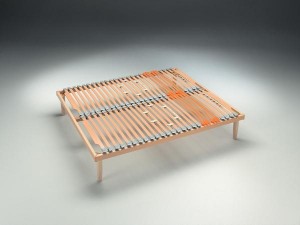 Sommier à lattes, version double